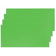 rozlišovač 24 x 10,5 cm kartonový zelený