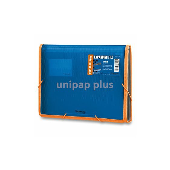 aktovka Foldermate Pop Gear Plus 13 kapes modrá