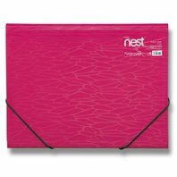 desky s gumou A4 Foldermate Nest růžové