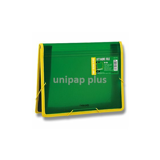 aktovka A4 Foldermate Pop Gear Plus zelená