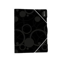 desky s gumou A4 Black & White černé