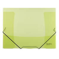 desky se 3 chlopněmi A4 Opaline + gumičky zelené