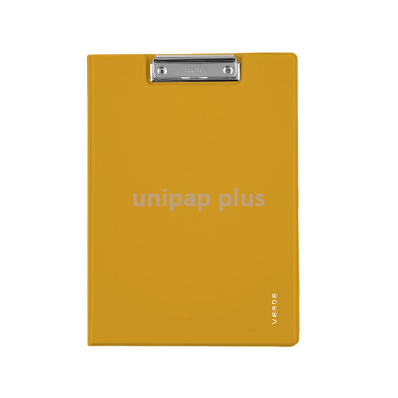 dvojdeska A4 plast Verde hořčice