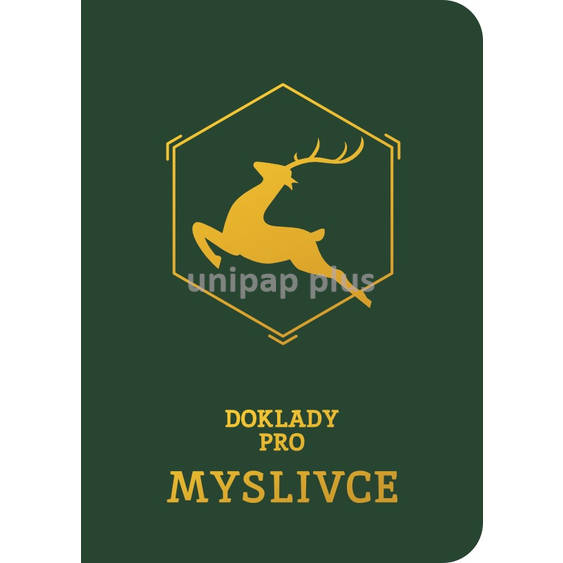 obal na doklady - myslivec