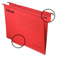 závěsné zakládací desky A4 Pendaflex 25 ks červená