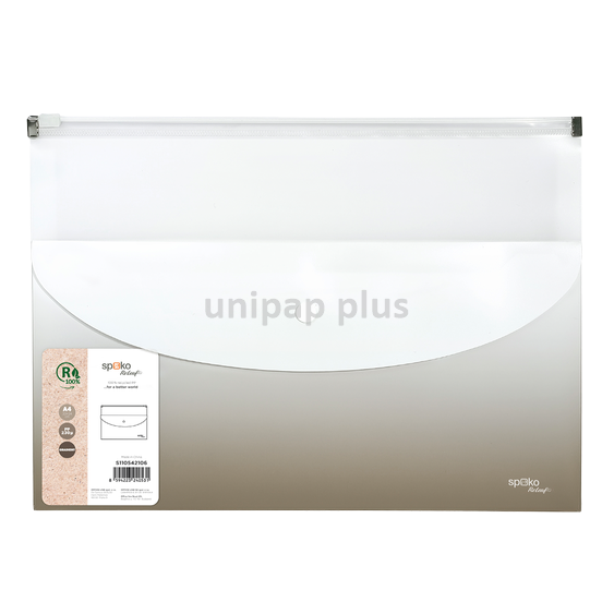 desky s drukem a zipem A4 Gradient šedá