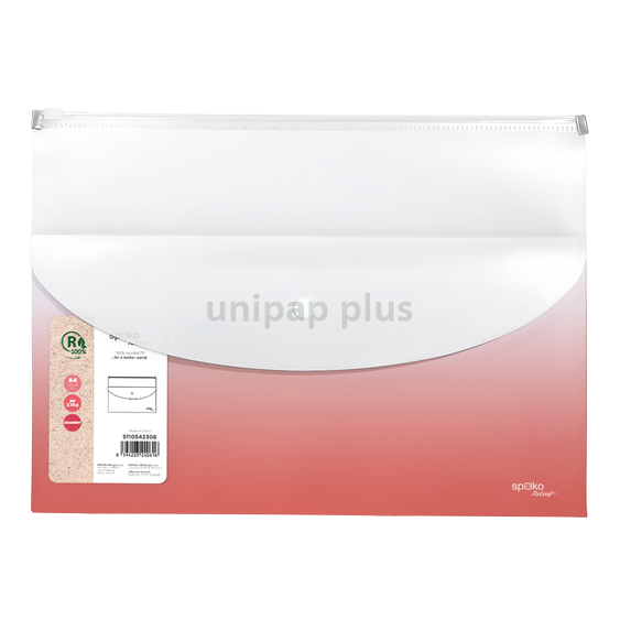 desky s drukem a zipem A4 Gradient růžová