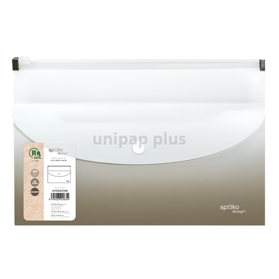 desky s drukem a zipem A5 Gradient šedá