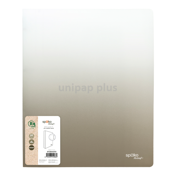 kroužkový pořadač A4 s 4 kroužky Gradient šedý