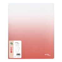 kroužkový pořadač A4 s 4 kroužky Gradient růžový