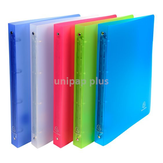 kroužkový pořadač A4 s 4 kroužky Exacompta Chromaline 3 cm mix