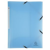 spisové desky s gumičkou pastel A4 PP modrá