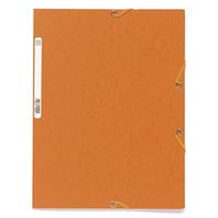 spisové desky A4 s gumičkami papírové Exacompta prešpán oranžové