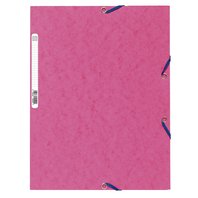 spisové desky A4 s gumičkami papírové Exacompta prešpán růžové