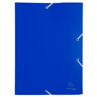 spisové desky Exacompta s gumičkou modré