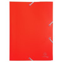 spisové desky Exacompta s gumičkou červené
