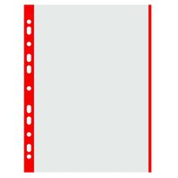 obal na dokumenty A4 s eurozávěsem okraje červené 100 ks