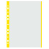 obal na dokumenty A4 s eurozávěsem okraje žluté 100 ks