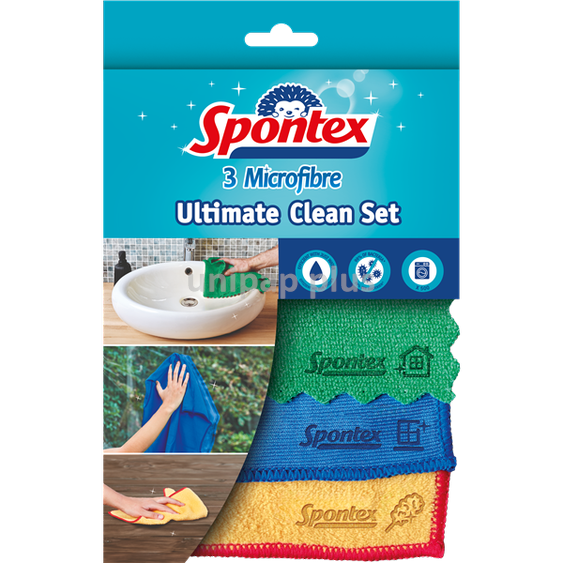 utěrky Spontex Microfibre set 3 ks