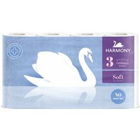 toaletní papír Harmony Soft 3vrstvý 8 x 17,5 m