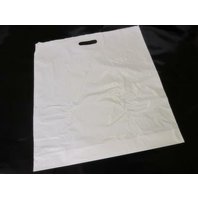 taška igelitová bílá s průhmatem 50 x 60 cm