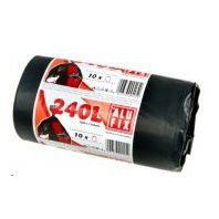 pytle na odpadky Alufix 240 l / 100 x 125 cm role 10 ks černé