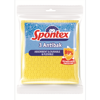 utěrka houbová Spontex Antibak 3 ks