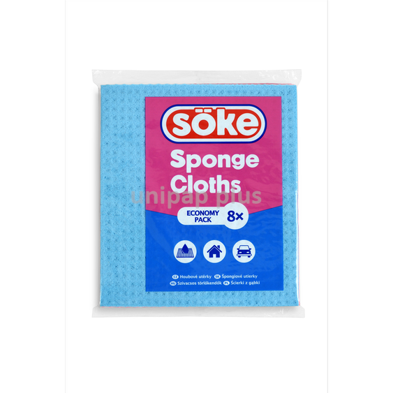 utěrka houbová Söke 8 ks 14,5 x 16,5 cm