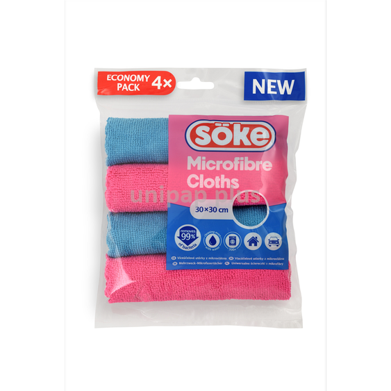 utěrka z mikrovlákna Söke 30 x 30 cm 4 ks