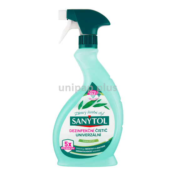univerzální čistič Sanytol spray 500 ml eukalyptus