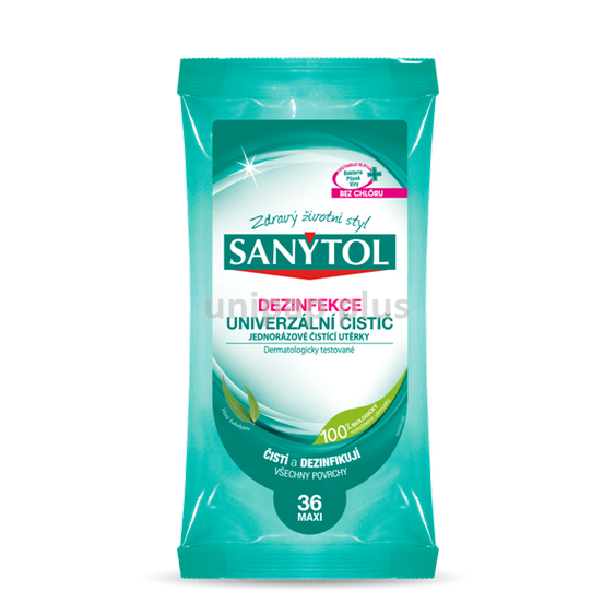dezinfekční utěrky Sanytol 36 ks