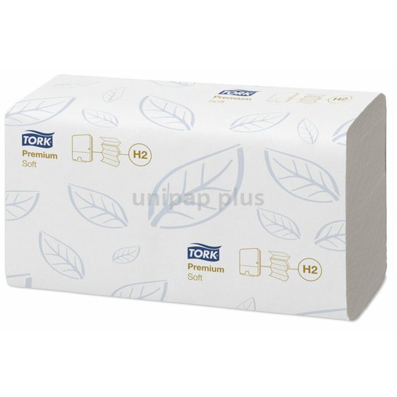 skládané jemné papírové ručníky bílé Multifold Tork express H2 21,2 x 34 cm