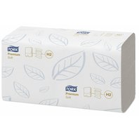 skládané jemné papírové ručníky bílé Multifold Tork express H2 21,2 x 34 cm