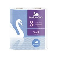 toaletní papír Harmony Soft 3vrstvý 4 x 132 útžků toaletní papír Harmony Soft 3vrstvý 4 x 132 útžků