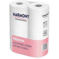 utěrky kuchyňské Harmony Professional 2vrstvé 2 x 50 útržků