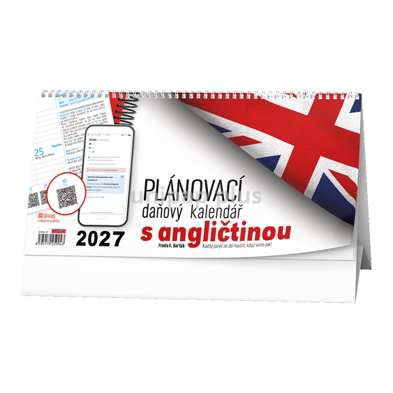 kalendář stolní - daňový s angličtinou