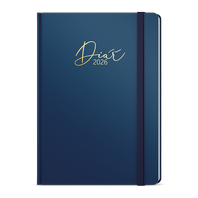 diář denní - David - Luxi - A5 - modrá