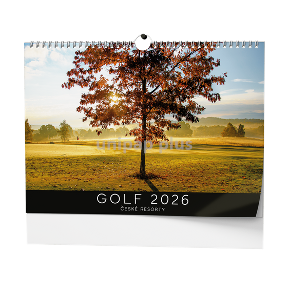 kalendář nástěnný golf - české resorty