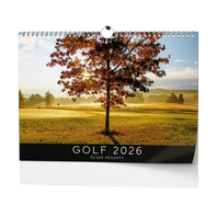kalendář nástěnný golf - české resorty
