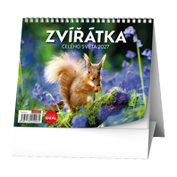 kalendář stolní - zvířátka celého světa