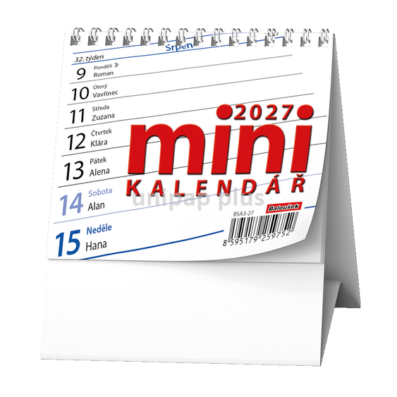 kalendář stolní - mini