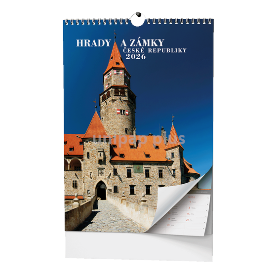 kalendář nástěnný - hrady a zámky ČR