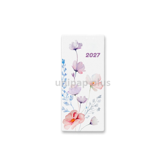 diář PVC měsíční Flowers