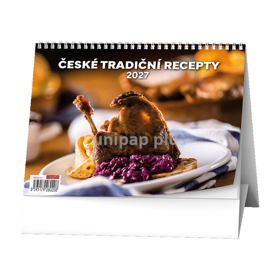 kalendář stolní - české tradiční recepty