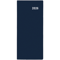 diář měsíční 79 x 179 mm  Božka - PVC modrý