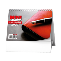 kalendář stolní - red mini daňový