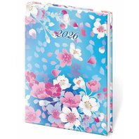 diář týdenní kapesní A7 Vario Lyra Blossom
