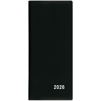 diář měsíční 79 x 179 mm Xenie - černý