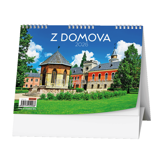 kalendář stolní - z domova