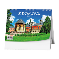 kalendář stolní - z domova